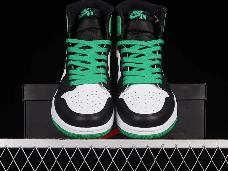 All categories Air Jordan Jordan series basketball shoes Air Jordan 1 High L version Air Jordan 1 High OG "Lucky Green" AJ1 Joe 1 Celtics Black Green Toe DZ5485-031